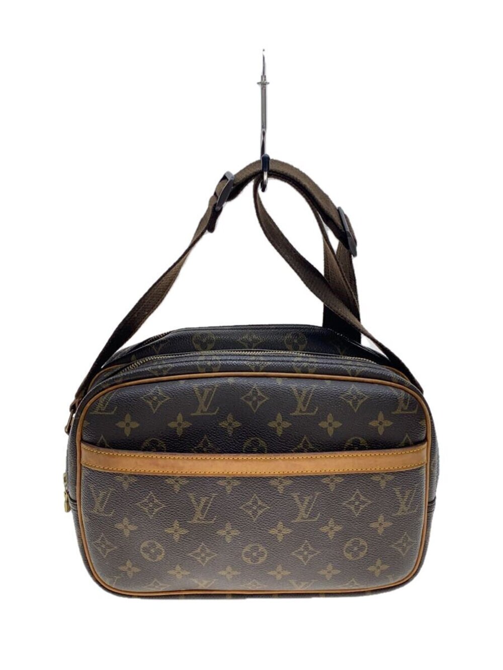LOUIS VUITTON Reporter Monogram Canvas Brown